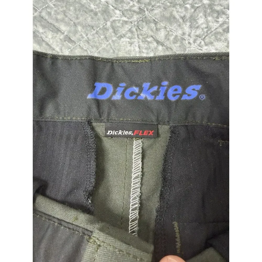Dickies‎ FLEX Slim Taper Work Pants Forest Green 28x30 Stretch